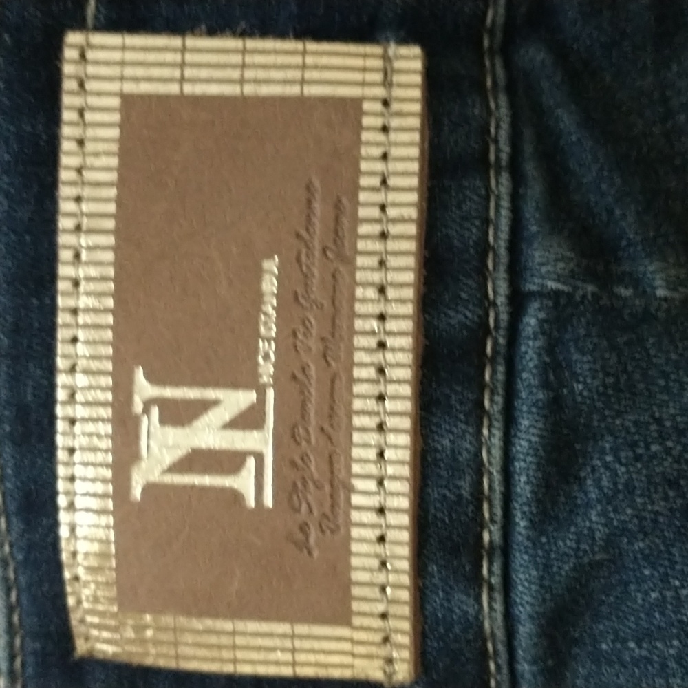 Skinny jeans, Nice Istanbul, Turkish, heavily jeweled jeans, European 40, NWT - Picture 9 of 14